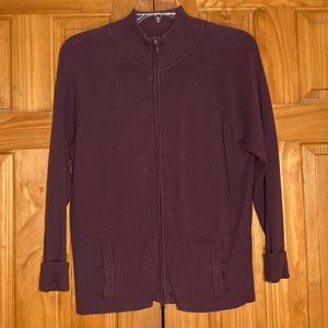 NWOT Vintage Covington Zipper Sweater Size XL